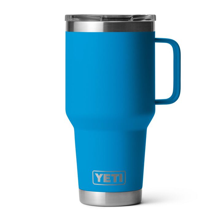 YETI Rambler 30 Oz Travel Mug with Stronghold Lid Big Wave Blue