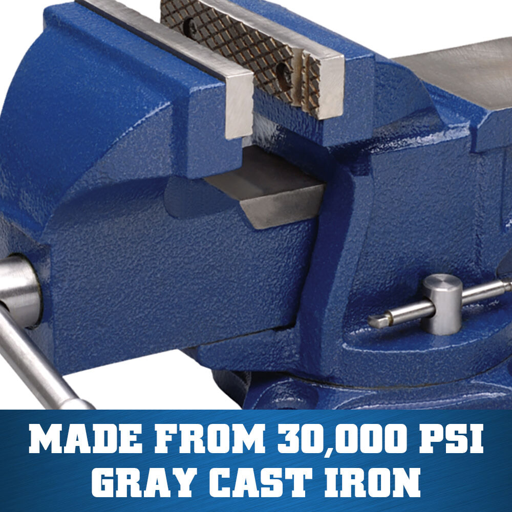 Wilton 6in Heavy Duty Bench Vise with Swivel Base, large image number 2