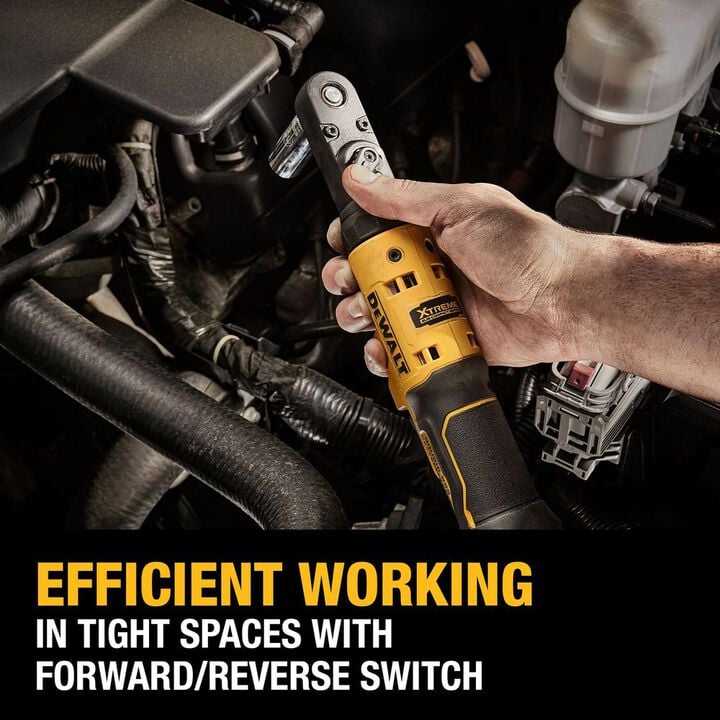 DEWALT XTREME 12V MAX Cordless 3/8 in and 1/4 in Sealed Head Ratchet Kit, large image number 6