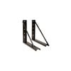Buyers Products Company 18x18 Inch Welded Black Formed Steel Mounting Brackets, small image number 1