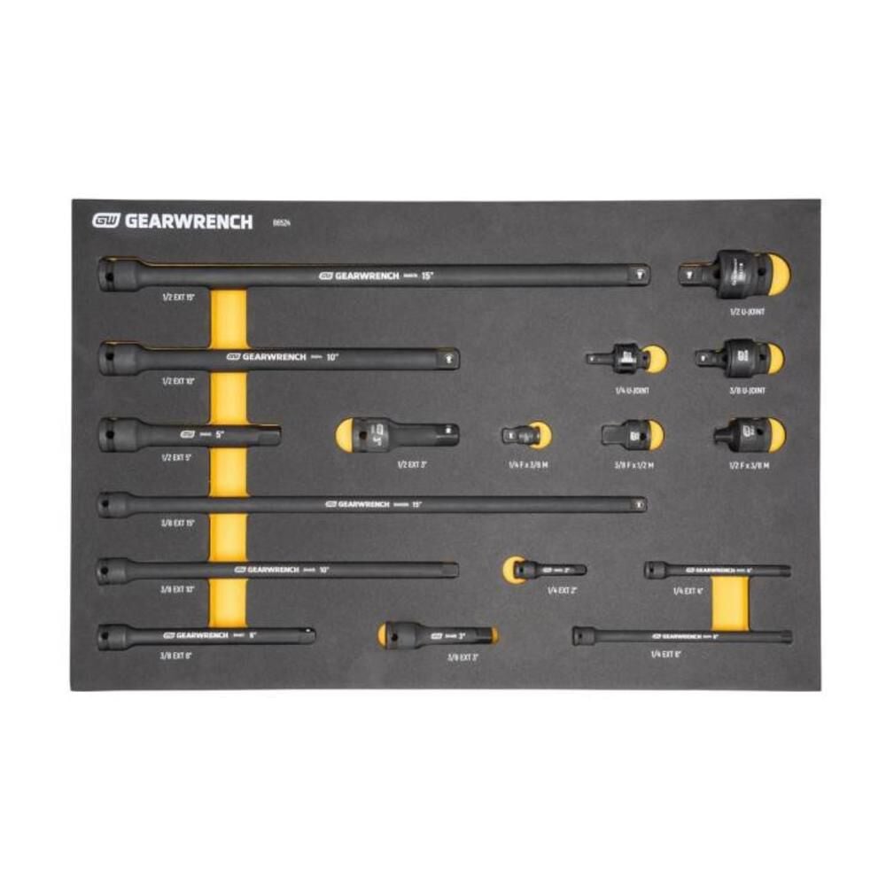 GEARWRENCH 247 Piece MEGAMOD Mechanics Tool Set in Modular Foam Trays With Storage Unit, large image number 5