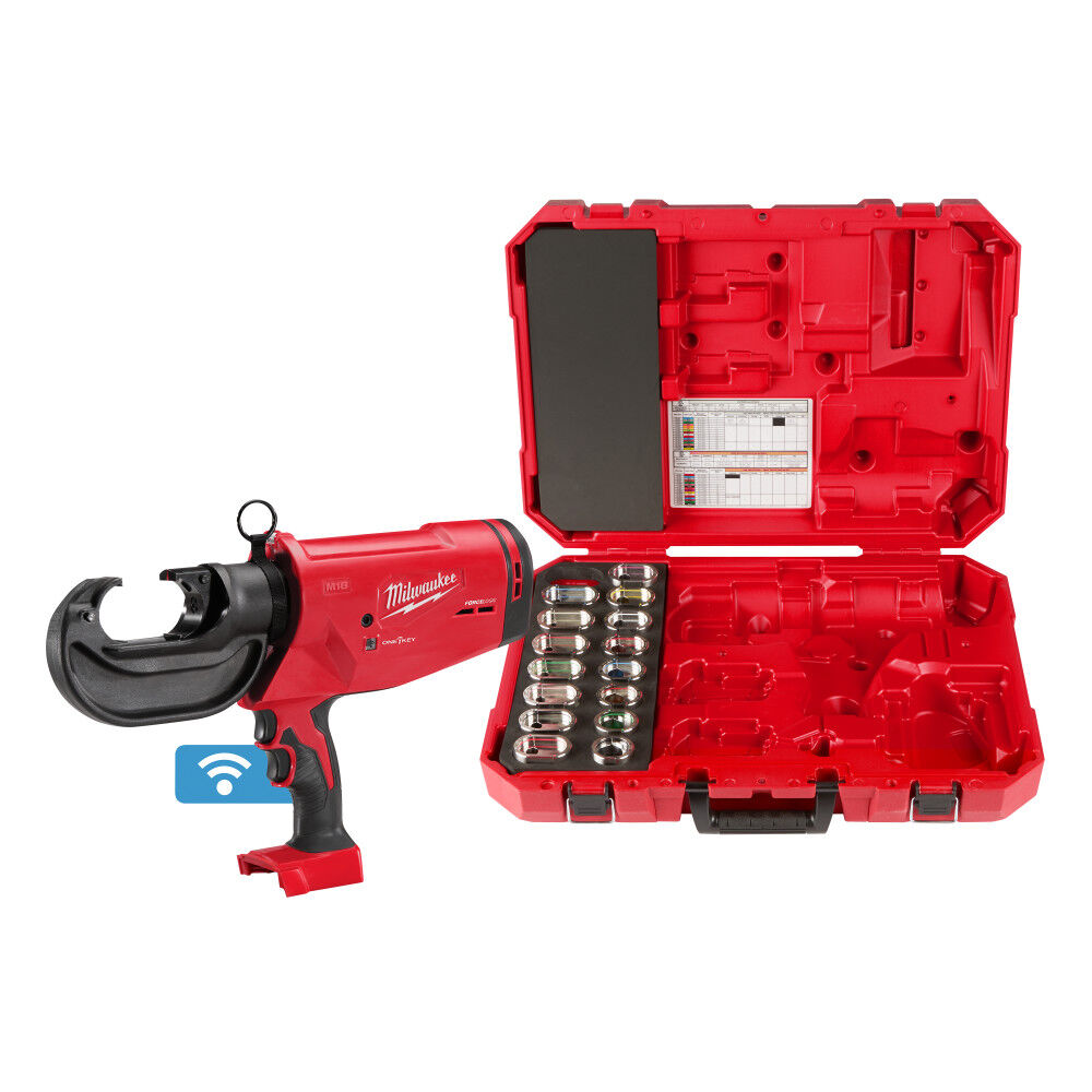 Milwaukee M18 FORCE LOGIC 750 MCM Crimper with #6 - 750 MCM Cu Dies (Bare Tool), large image number 1