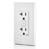 Leviton SmartlockPro GFCI Outlet 20A 125V White NEMA 5-20R, small image number 2