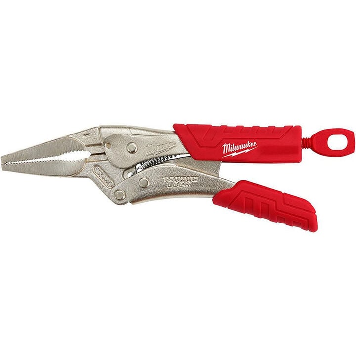 Milwaukee 6 in. TORQUE LOCK Long Nose Locking Pliers With Grip