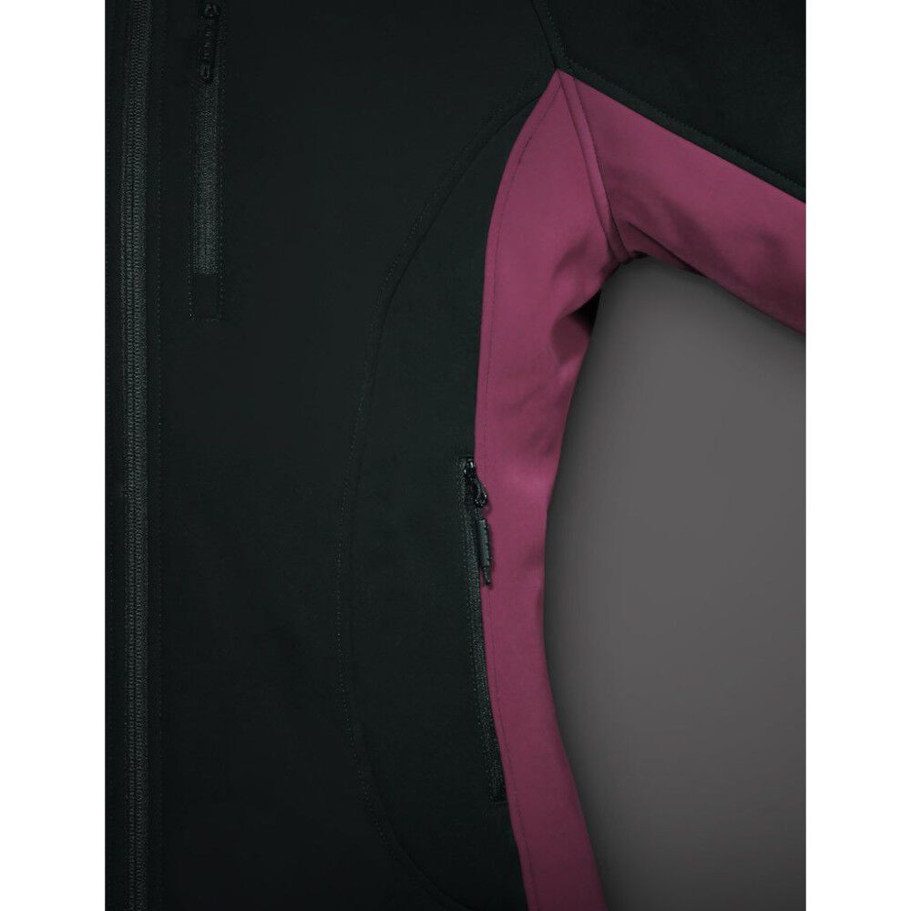 ORORO Womens Black & Purple Classic Heated Jacket Kit 3X, large image number 2