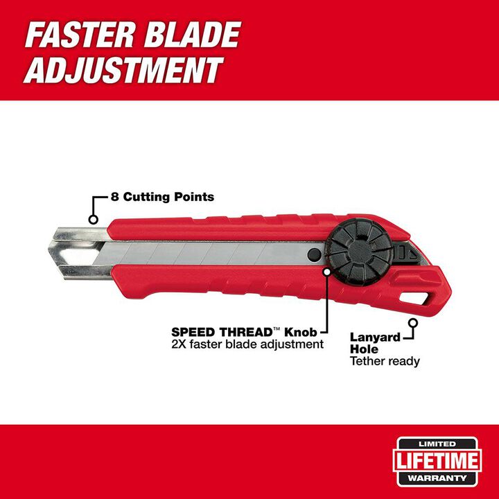 Milwaukee 18 mm Snap-Off Knife, large image number 1
