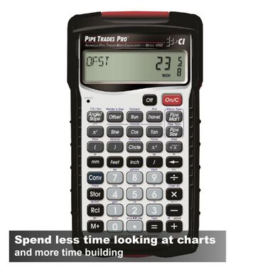 Calculated Industries Pipe Trades Pro Advanced Pipe Trades Math Calculator, large image number 1