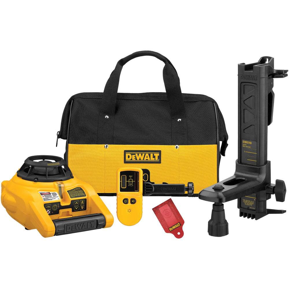 DEWALT HEAVYDUTY SELF LEVELING ROTARY LASER (DW074KD) DW074KD Acme Tools
