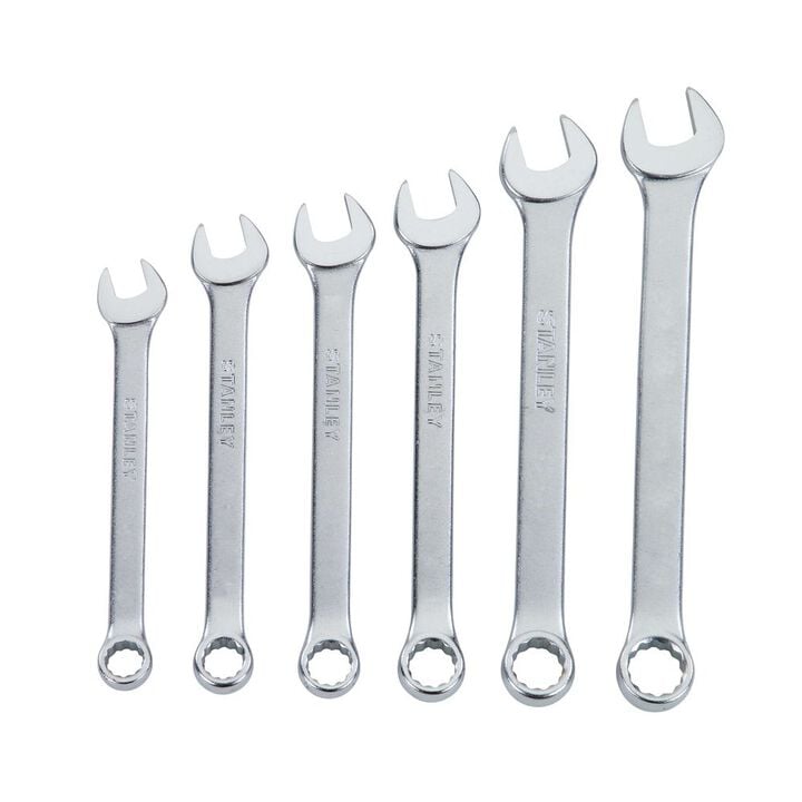 Stanley Combination Wrench Set Metric, 6 Pieces