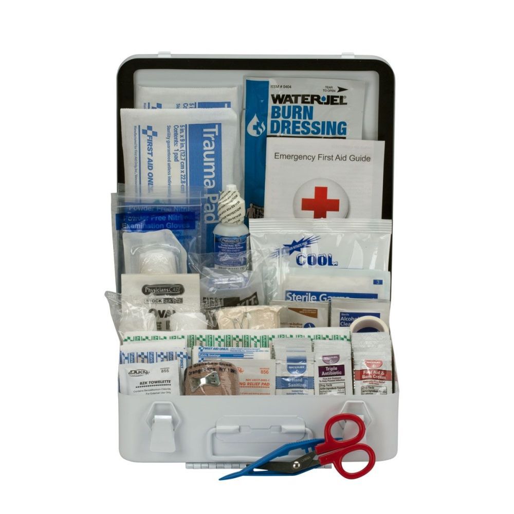 First Aid Only First Aid Kit 50 Person Bulk Metal Case, large image number 3