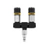 DEWALT 2-Way 360 Degree Swivel Hose Splitter, 1/4 Inch NPT, small image number 1