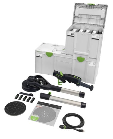 Festool PLANEX LHS 2 225/SYS-STF-IP 225 Millimeter Corded Drywall Sander Set