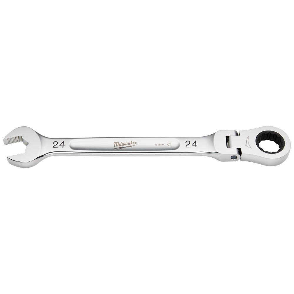 Milwaukee 24MM Flex Head Ratcheting Combination Wrench, large image number 1