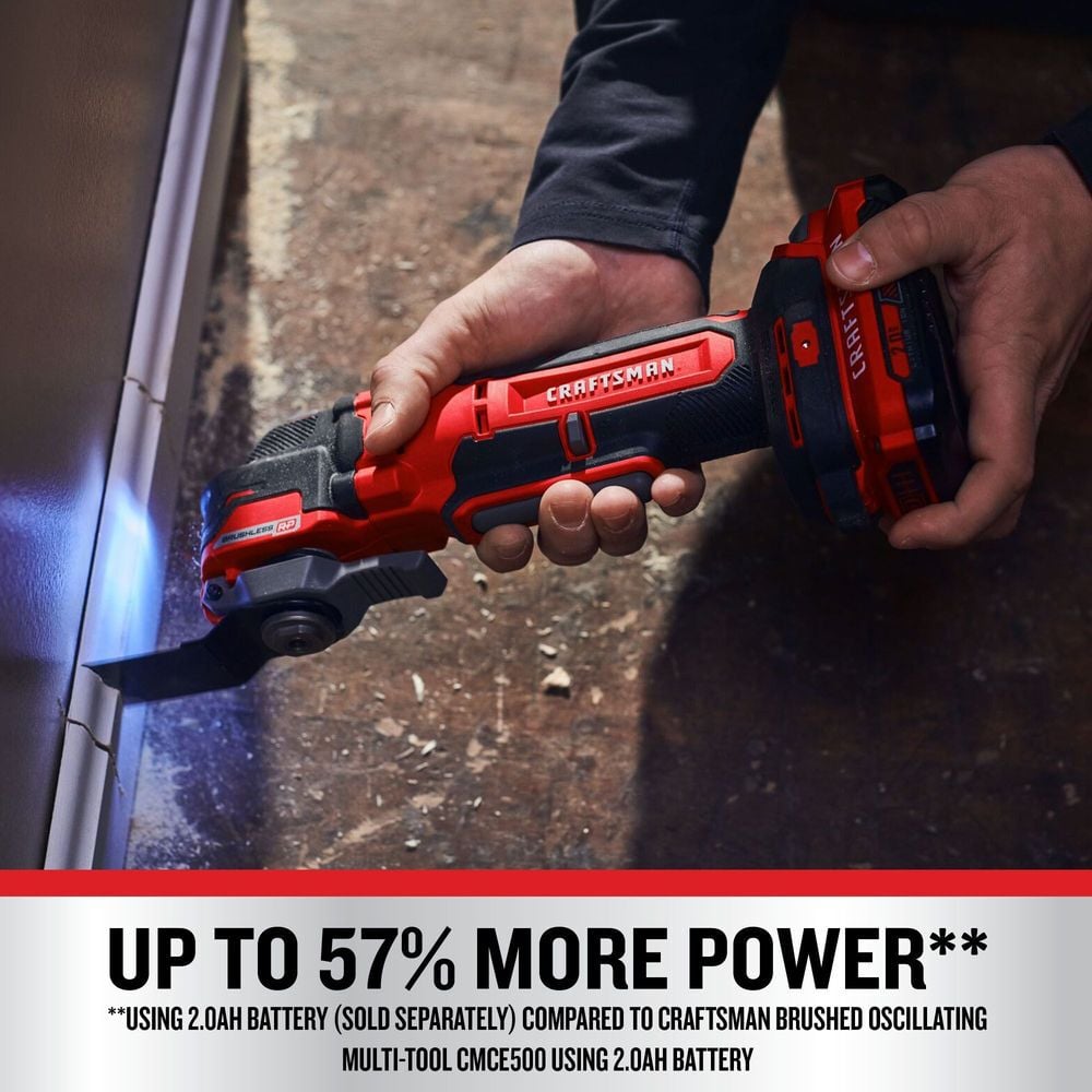 CRAFTSMAN V20 Brushless RP Cordless Oscillating Tool (Bare Tool), large image number 9