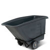 Toter 1 Cubic Yard 2000 lbs Capacity Heavy Duty Tilt Truck Gray, small image number 4