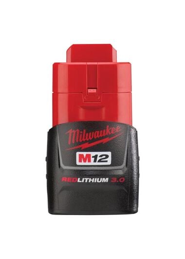 Milwaukee M12 REDLITHIUM 3.0Ah Compact Battery Pack, large image number 7