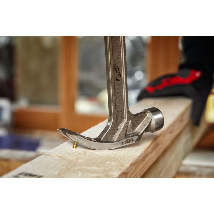 Milwaukee 16oz Smooth Face Hybrid Claw Hammer, large image number 7