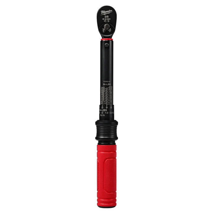 Milwaukee 3/8 Inch Drive Click Torque Wrench 50-250 Inch-Lbs