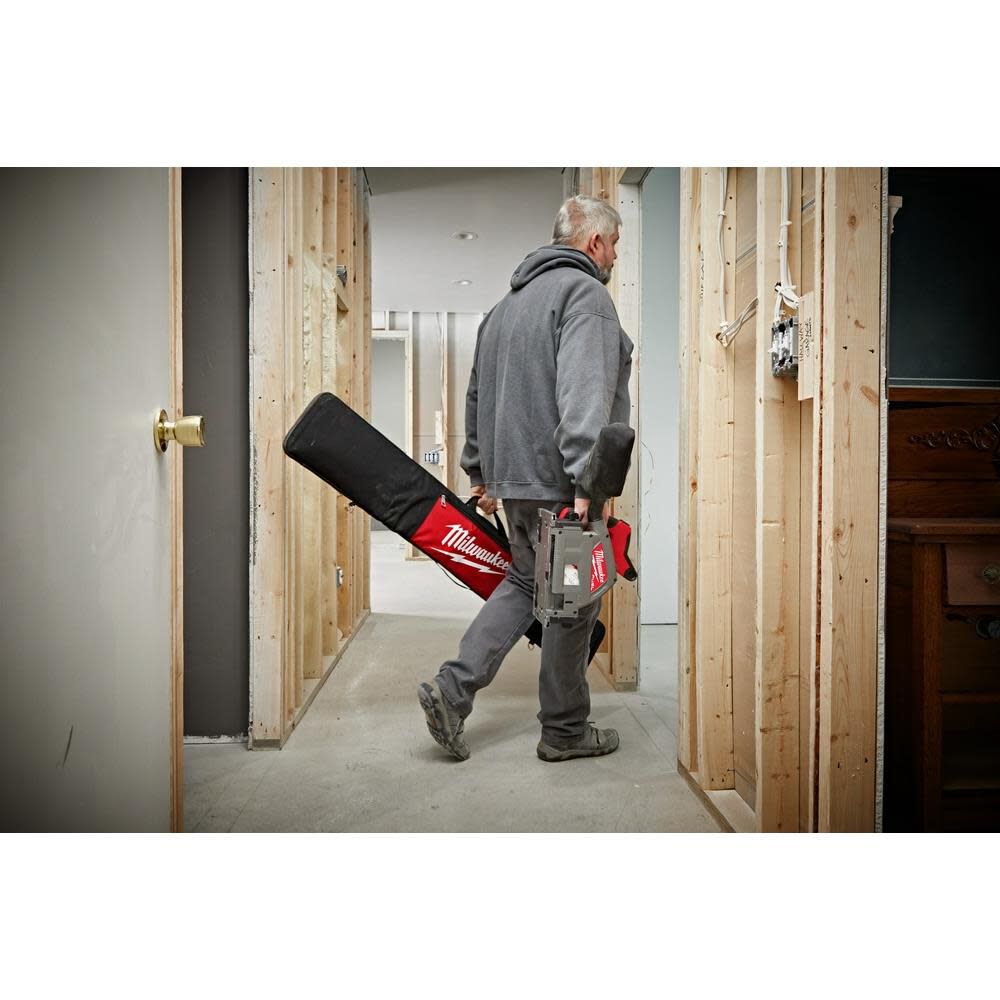Milwaukee Track Saw 55inch Guide Rail Clamps Bag Bundle 48 08