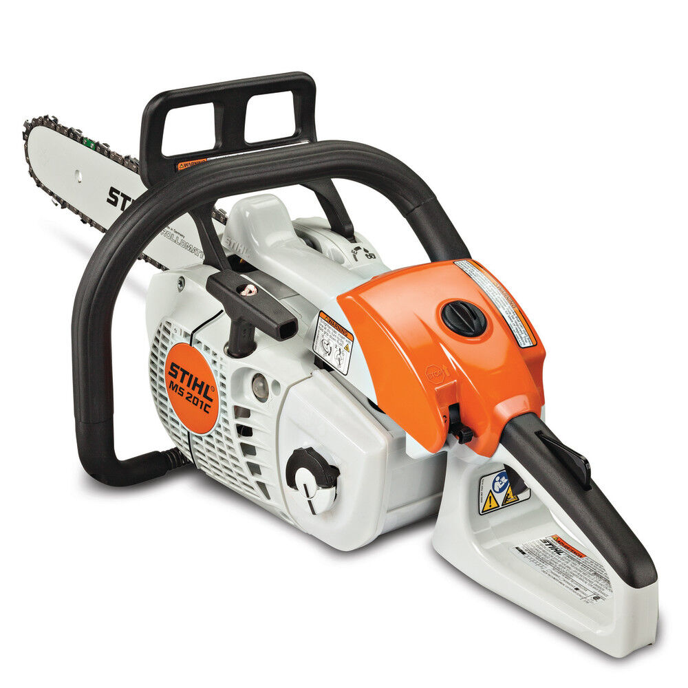 Stihl MS 201 C-EM 63PM3 7409 14 Inch Bar Gas Powered Rear Handle Chainsaw, large image number 5