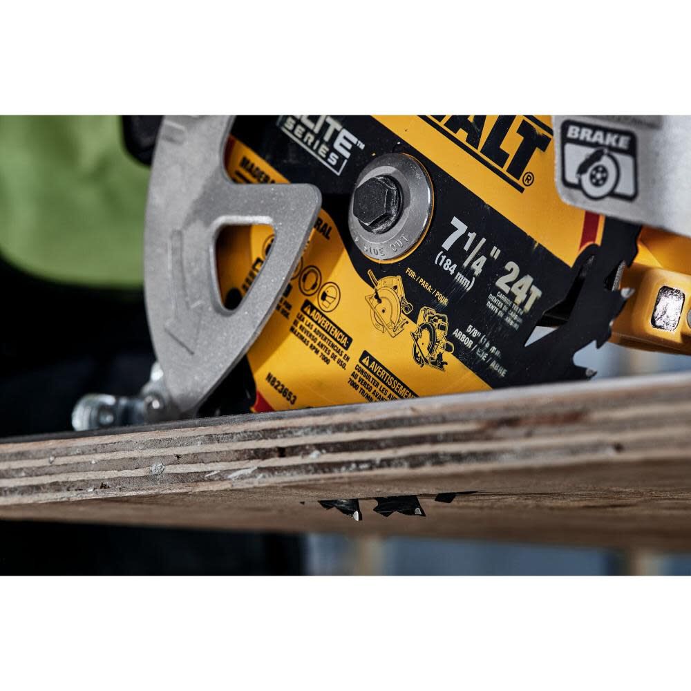 DEWALT Elite Series 7 1/4 Inch 24T Pack of 10 Circular Saw Blades, large image number 10