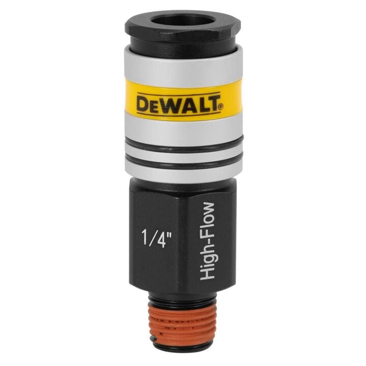 DEWALT 1/4 Inch MNPT High Flow Coupler
