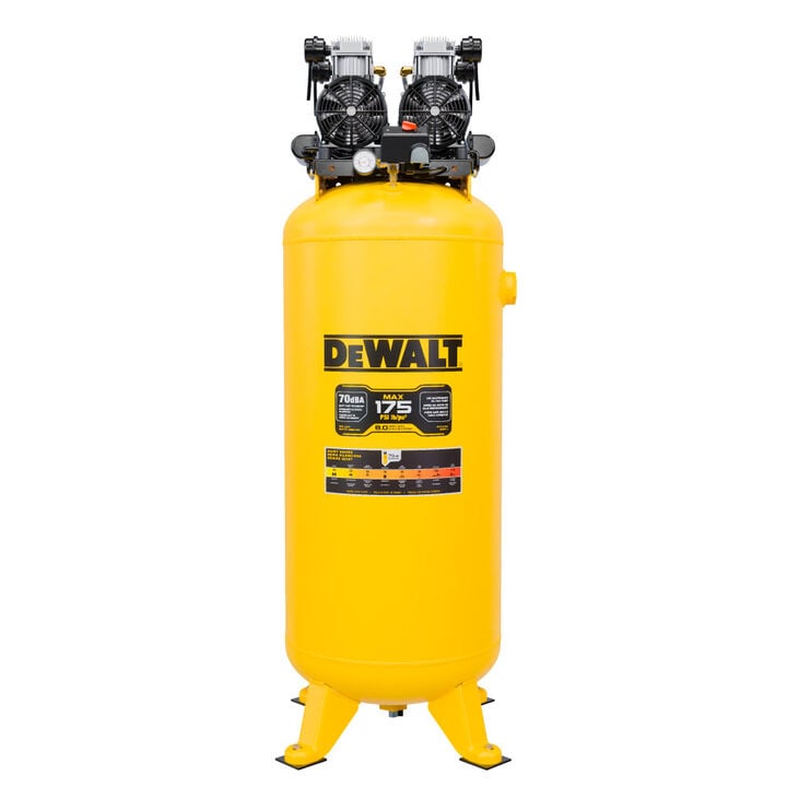 DEWALT 60-Gallon Quiet 4 HP 175 PSI Oil-Free Direct Drive Stationary Air Compressor