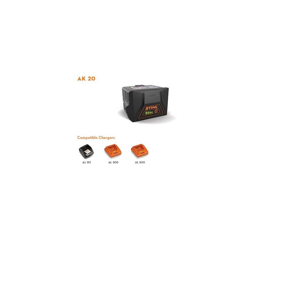 Stihl AK 20 36V 3.9Ah Lithium Ion Power Tool Battery Pack with Fuel Indicator, large image number 2