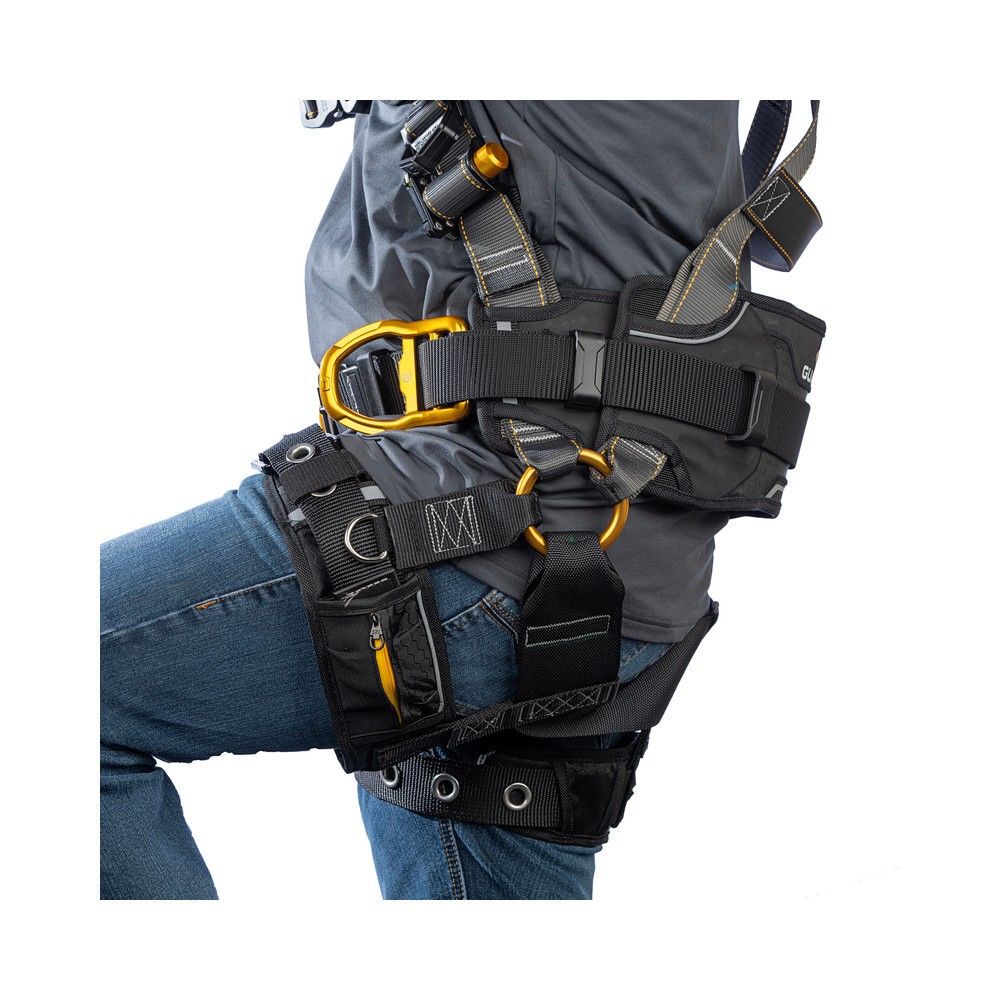 Guardian Fall Protection Full Body Harness with Chest/Leg Buckle Sternal & Hip D-Ring, large image number 3