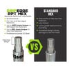GripEdge Tools RPT 3/8 Inch Drive Short Hex Driver Set SAE 7 Pieces, small image number 5