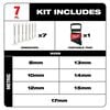 Milwaukee 7-Piece Combination Wrench Set - Metric, small image number 2
