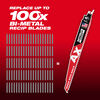 Milwaukee 6 Inch 5 TPI AX with NITRUS Carbide Teeth SAWZALL Blade for Wood with Nails, small image number 4