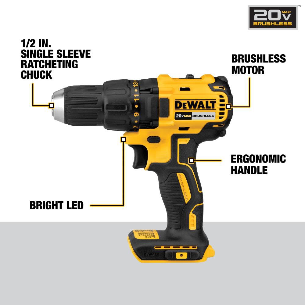 DEWALT 20V MAX Brushless 3 Tool Combo Kit, large image number 16