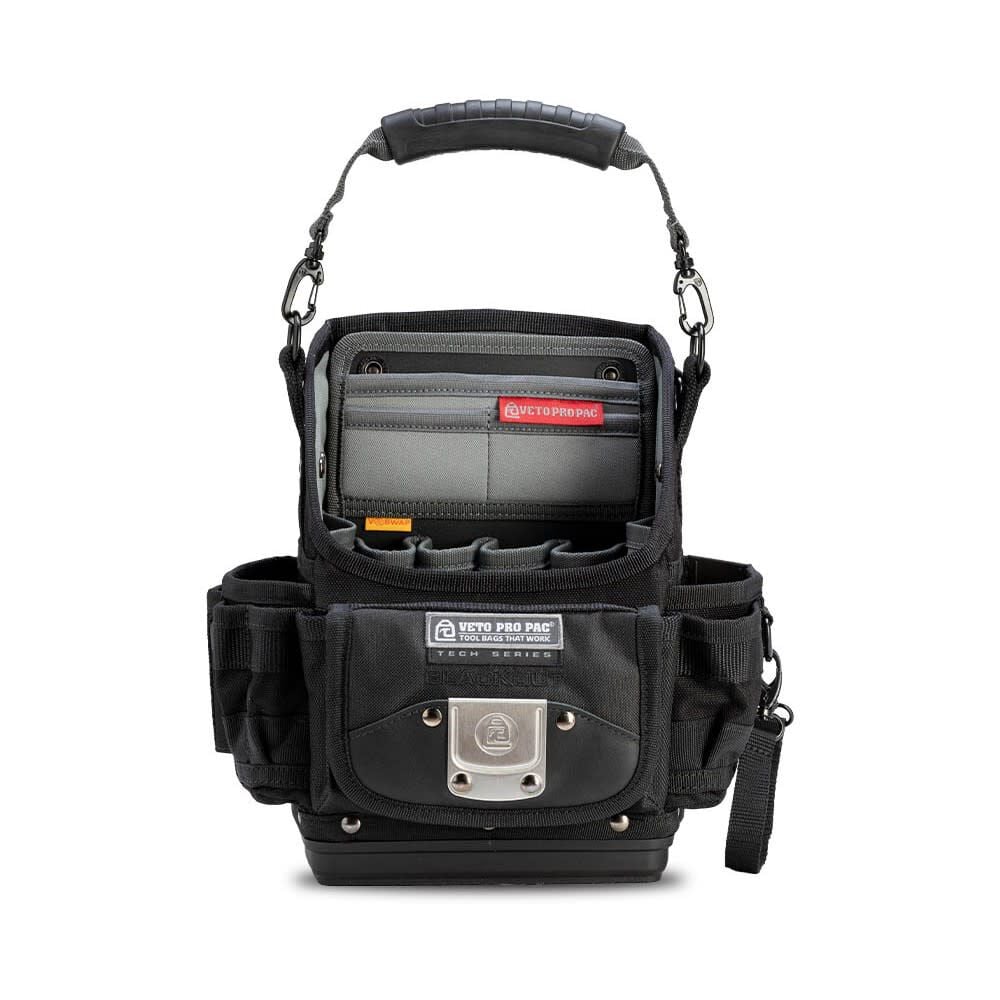 Veto Pro Pac Blackout Open-Top Tool Pouch with Base TP6B Veto Pro Pac Blackout Open-Top Tool Pouch with Base TP6B