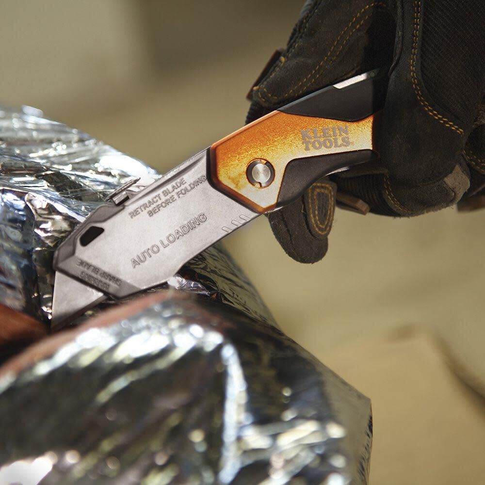 Klein Tools Auto-Loading Folding Utility Knife, large image number 12