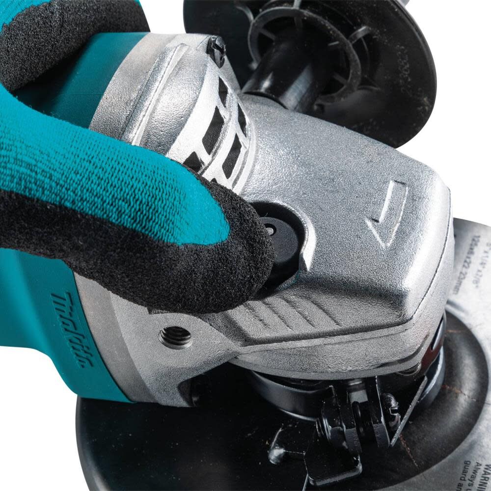 Makita 9558HP 5in Paddle Switch Angle Grinder with AC/DC Switch 9558HP ...