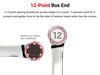 Tekton Stubby Combination Wrench Set, 4-Pieces, Sizes: 1-1/16 - 1-1/4 Inch, small image number 5
