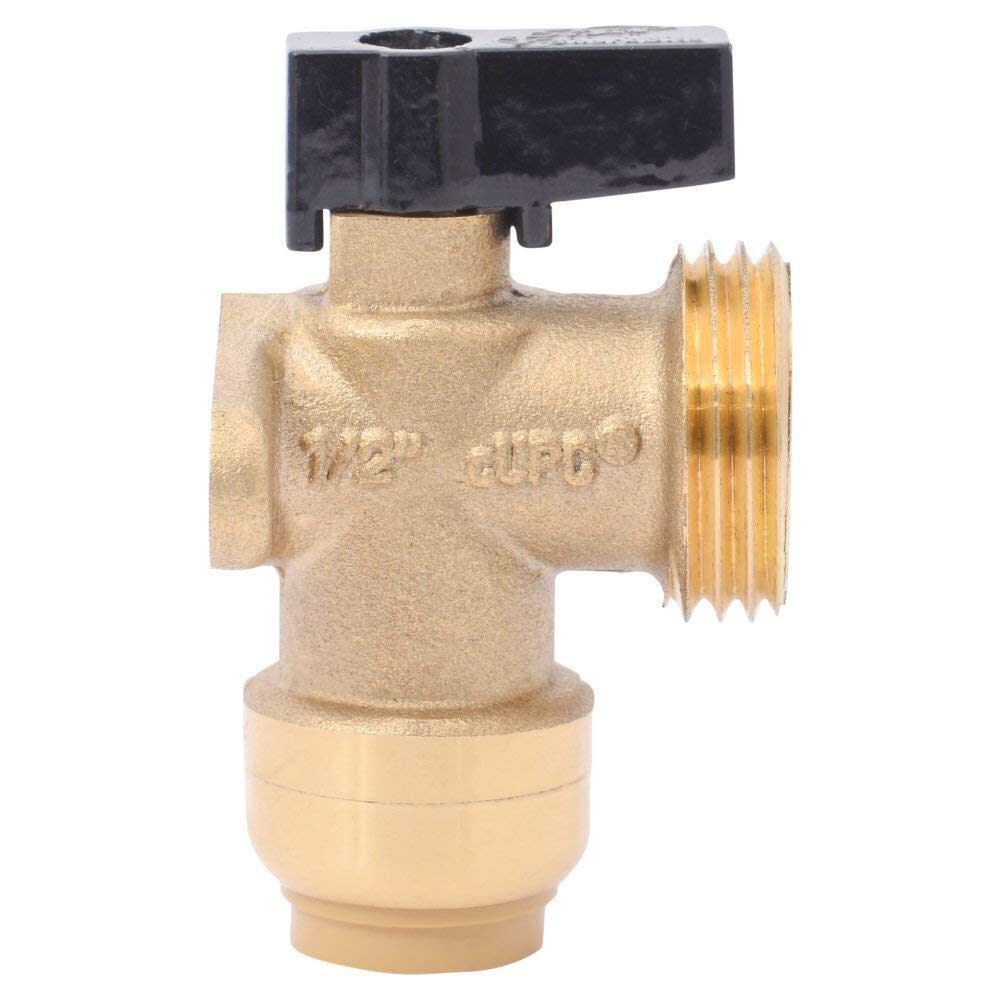 Sharkbite 1/2in PTC T x 3/4in S MIP Washing Machine Valve, large image number 2