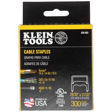 Klein Tools Staples 31/64 in x 13/64 in Insulated, large image number 9