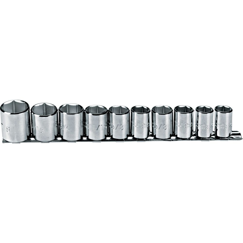 Proto 3/8in Drive 6pt Socket Set 10pc, large image number 1