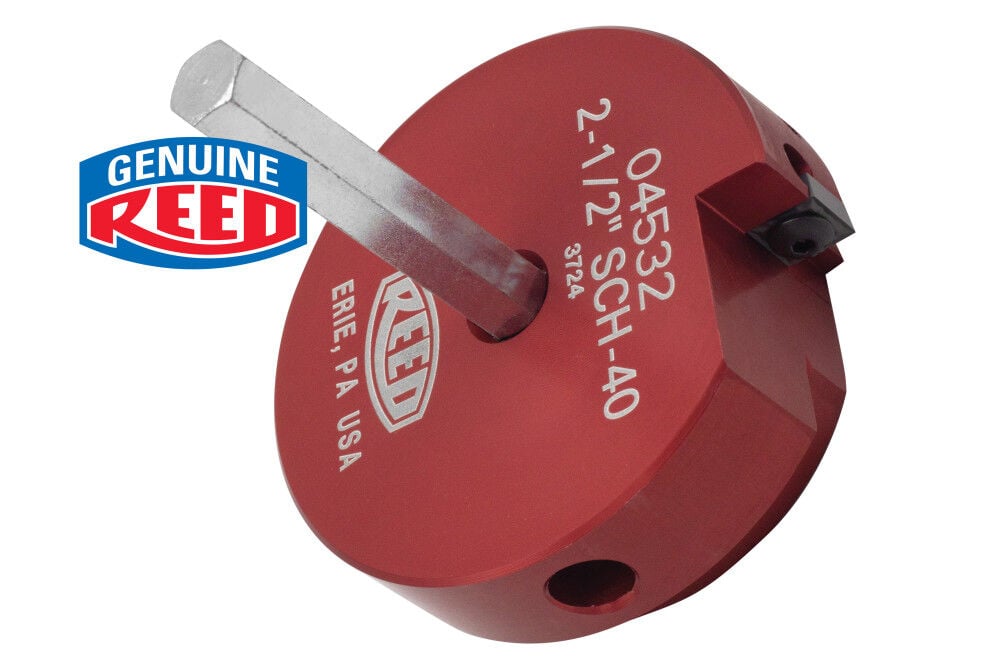 Reed Mfg Reed Plastic Pipe Fitting Reamer 2 1/2 Inch PPR250 (04532), large image number 1