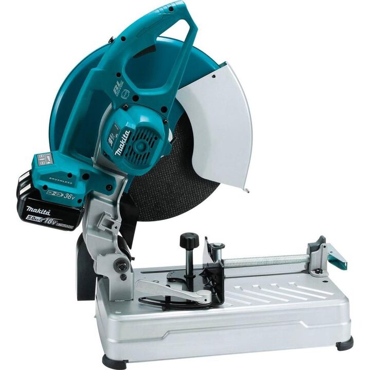 Makita Promotional 18V X2 LXT Lithium-Ion (36V) Brushless Cordless 14in Cut-Off Saw Kit (5.0Ah), large image number 9