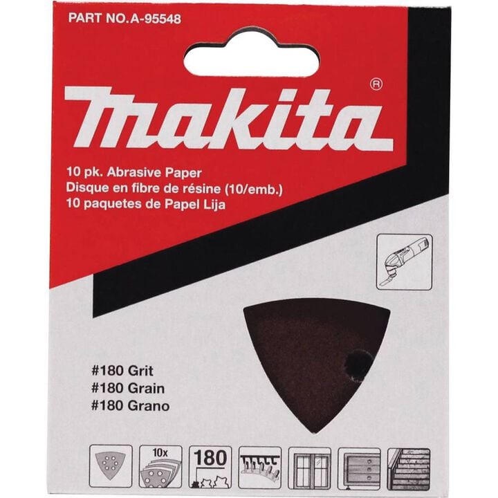Makita 180x Multi-Tool Abrasive Paper (10pk), large image number 1