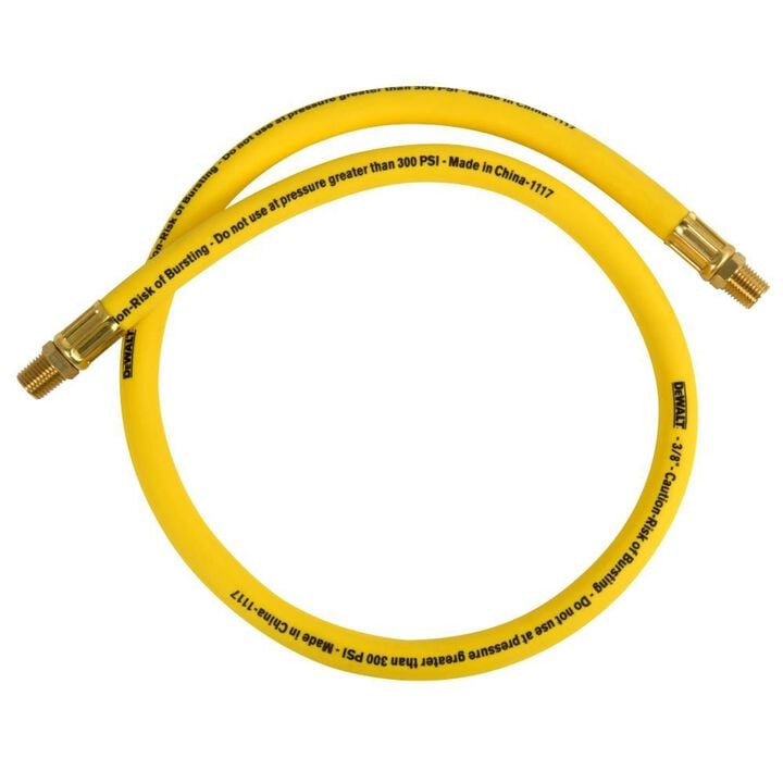 DEWALT 3/8 in. x 3 ft. Premium Hybrid Whip Air Hose, large image number 4