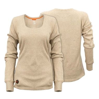 Mobile Warming Thermick 2.0 Baselayer Shirt Womens Tan XL