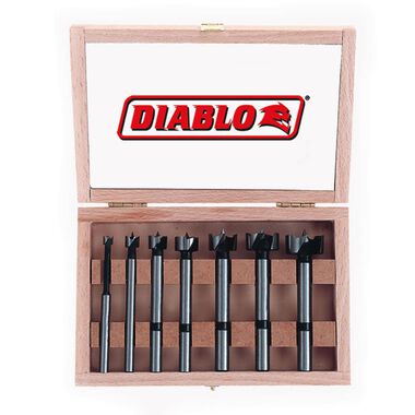 Diablo Tools 7 pcs. Forster Bit Set