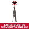JET Folding Pipe Jack Stand with Steel Rollers, small image number 4