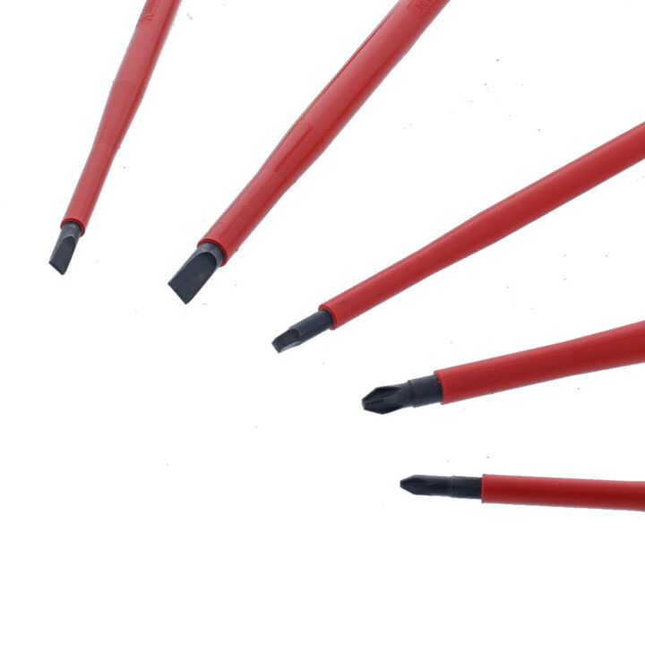 Wiha Insulated SoftFinish Slotted/Phillips Screwdriver Set 5 Pieces, large image number 5