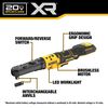 DEWALT 20V MAX XR 3/8 in & 1/2 in Sealed Head Ratchet Cordless (Bare Tool), small image number 2