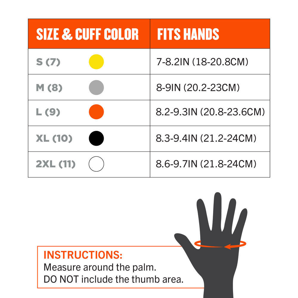 Ergodyne 713 Goatskin Leather Cut-Resistant Impact Gloves Small Brown, large image number 7